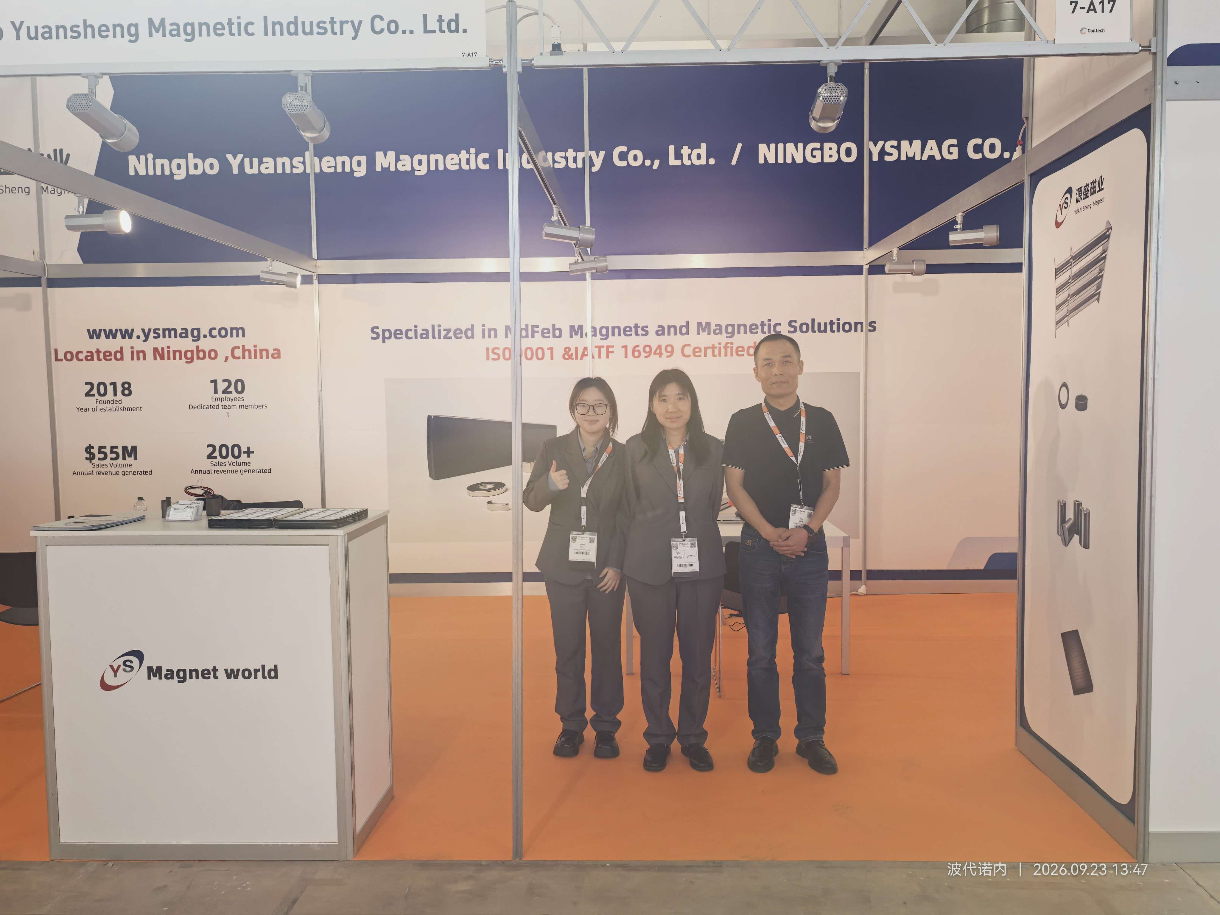 YSMAG Attends Coiltech Italia 2026, Empowering European Coil Industry with Magnetic Solutions